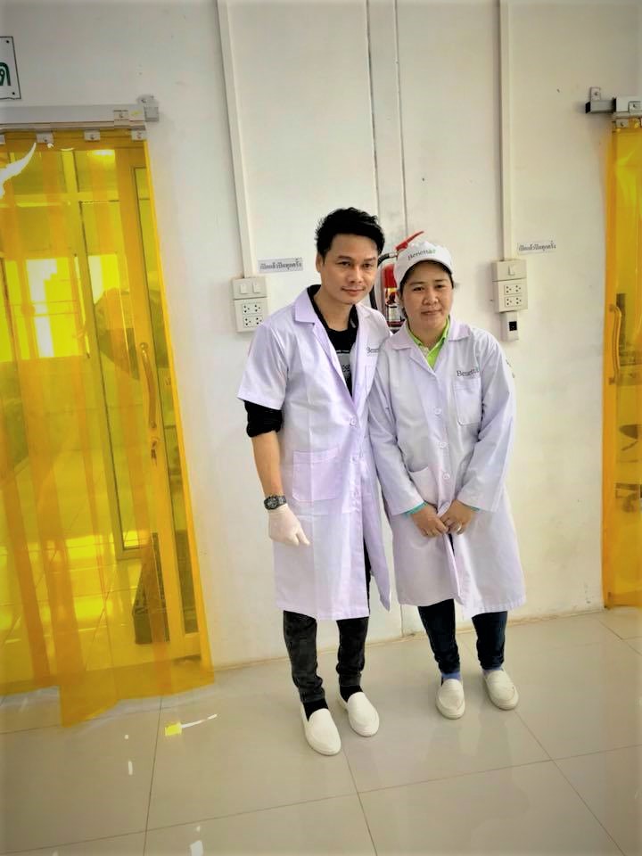 แมน มณีวรรณ manfarmer ตรวจสอบคุณภาพและกระบวนการผลิต KN Tea ชาสมุนไพร